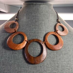 Chic Handmade in the Philippines Wooden Necklace